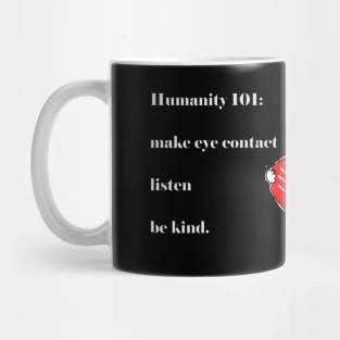 Humanity 101 (dark) Mug